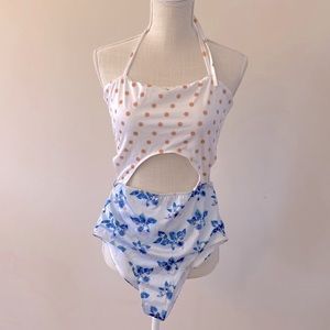 Anna Prelevic by Helmi women’s one piece out front monokini swimsuit tie back